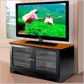 Nexera Pinnacle 47 Black TV Stand with Doors