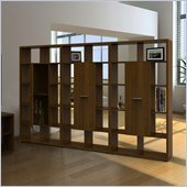 Nexera Concept Divider Cube Bookcase in Cinnamon Cherry