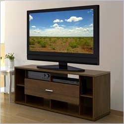 Nexera Concept Cinnamon Cherry 54 TV Console with Flip Door