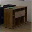 ADD TO YOUR SET: Nexera Concept Cinnamon Cherry Sofa Table with Flip Door