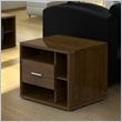 ADD TO YOUR SET: Nexera Concept Cinnamon Cherry End Table with One Drawer