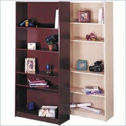 Nexera Wall Street 5 Shelf Bookcase-Natural Maple