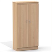 Nexera Wall Street 5 Shelf Storage Cabinet in Natural Maple