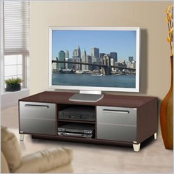 Nexera Brooklyn Wood Plasma/LCD TV Stand in Rich Espresso