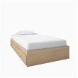 ADD TO YOUR SET: Nexera Alegria Twin Captain's Bed in Natural Maple Finish
