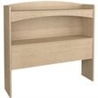 ADD TO YOUR SET: Nexera Alegria Twin Bookcase Headboard in Natural Maple