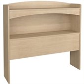 Nexera Alegria Twin Bookcase Headboard in Natural Maple