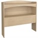 Nexera Alegria Twin Bookcase Headboard in Natural Maple Finish