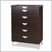 Nexera Pablo 6 Drawer Chest in Rich Dark Espresso