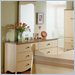 Nexera Renaissance 6 Drawer Double Dresser and Mirror in Natural Maple