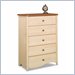 Nexera Renaissance 5 Drawer Chest in Natural Maple Finish
