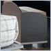 Nexera Pablo Mobile Vanity Bench in Rich Dark Espresso
