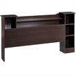 ADD TO YOUR SET: Nexera Pocono Full Bookcase Headboard in Espresso