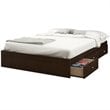 ADD TO YOUR SET: Nexera Pocono Full Storage Bed in Espresso