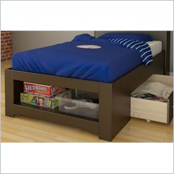 Nexera Dixon Twin Storage Bed in Espresso