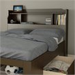 ADD TO YOUR SET: Nexera Dixon Full Bookcase Headboard in Espresso