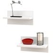 ADD TO YOUR SET: Nexera Liber-T Wall Shelves in White (Set of 2)
