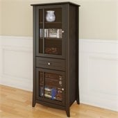 Nexera Elegance 60 Curio Cabinet in Espresso