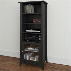 Nexera Tuxedo Curio Cabinet in Black
