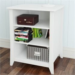 Nexera Vice Versa Stereo Cabinet in White