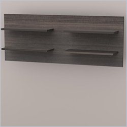 Nexera Allure Decorative Wall Panel in White Lacquer & Ebony