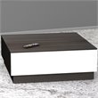 ADD TO YOUR SET: Nexera Allure Coffee Table in White Lacquer & Ebony