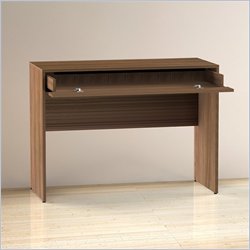 Nexera Alizee 1 Storage Drawer Desk in Walnut