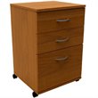ADD TO YOUR SET: Nexera Essentials 3-Drawer Mobile File in Cappuccino