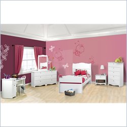 Nexera Dixie 7-Piece Bedroom Set in White