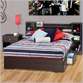 Nexera Pocono Full 3-Piece Bedroom Set in Espresso