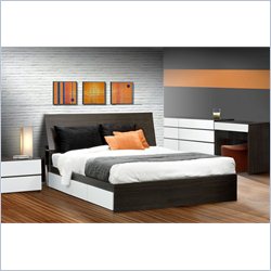 Nexera Allure 60 6-Piece Bedroom Set in Ebony