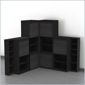 Nexera Sereni-T 6-Piece Modular Storage Set in Ebony