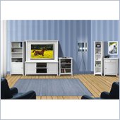Nexera Vice Versa 5-Piece Entertainment Center in White