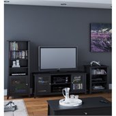 Nexera Tuxedo 3-Piece Entertainment Package in Black