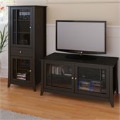 Nexera Elegance 2-Piece 58 Entertainment Package in Espresso
