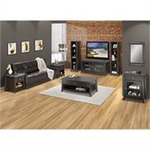Nexera Elegance 7-Piece 49 Entertainment Set in Espresso