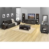Nexera Elegance 7-Piece 58 Entertainment Set in Espresso