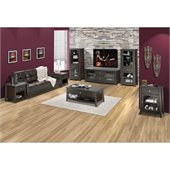Nexera Elegance 7-Piece 58 Entertainment Set in Espresso