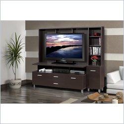Nexera Element 56 TV Stand with Audio Tower in Espresso
