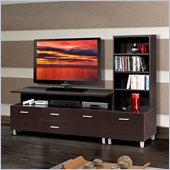 Nexera Element 56 TV Stand with Sattelite Unit in Espresso