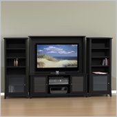 Nexera Tuxedo 4-Piece Entertainment Package in Black