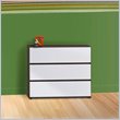 ADD TO YOUR SET: Nexera Atom Chest in White Lacquer and Ebony
