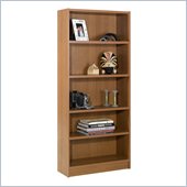 Nexera Essentials 5 Shelf Tall Wood Bookcase in Cappuccino