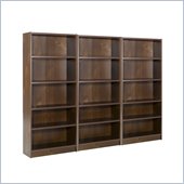 Nexera Essentials 5 Shelf Wall Wood Bookcase in Truffle