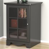 Nexera Pinnacle One Door Audio Tower in Black