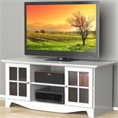 Nexera Pinnacle 56'' HEC TV Stand in White