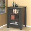 ADD TO YOUR SET: Nexera Profile One Door Audio Tower in Espresso