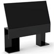 ADD TO YOUR SET: Nexera Avenue Storage Headboard in Black Lacquer & Melamine