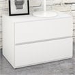 ADD TO YOUR SET: Nexera Blvd Night Stand in White Lacquer & Melamine