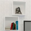 ADD TO YOUR SET: Nexera Blvd Decorative Wall Cubes in White Lacquer (set of 2)